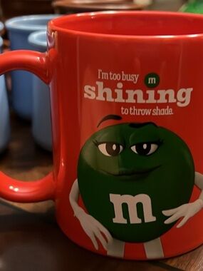 M&M'S Red Mug with Green M&M Character